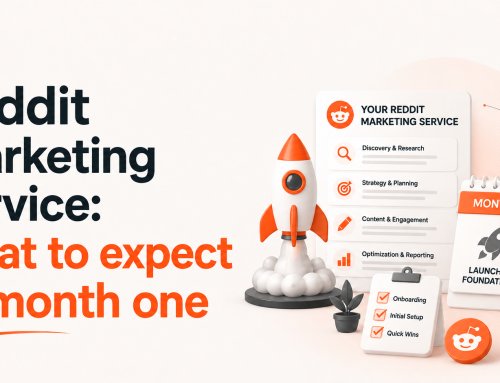 Reddit Marketing Service: What to Expect in Month One